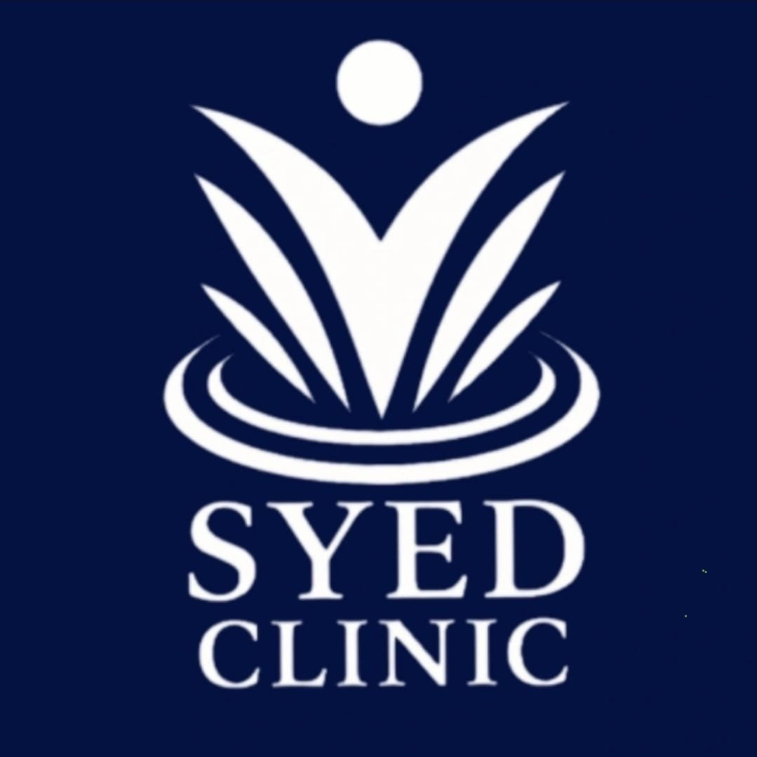“Syed Clinic logo – cosmetic laser treatments, skin care, osteopathy, and massage in Cambridge Ontario”